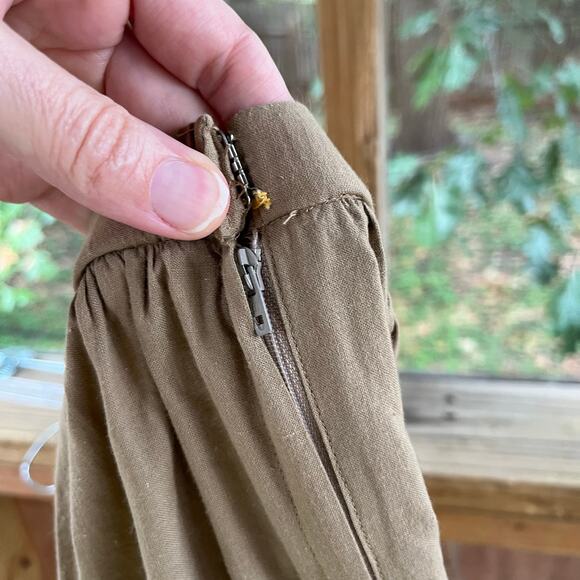 Women's Handmade Teacher Skirt School Theme Tan A-Line Size XS/S - Picture 8 of 8